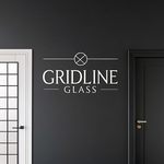 Gridline Glass Logo - Entry #408