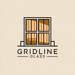 Gridline Glass Logo - Entry #853