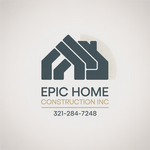 Epic Home Construction Inc Logo - Entry #1340