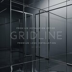Gridline Glass Logo - Entry #1561