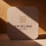 Gridline Glass Logo - Entry #1311