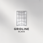 Gridline Glass Logo - Entry #432