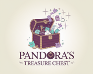 Pandora's Treasure Chest Logo - Entry #4