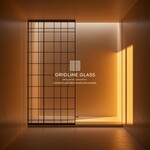 Gridline Glass Logo - Entry #1326