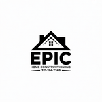 Epic Home Construction Inc Logo - Entry #1392