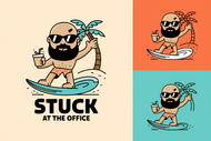 Stuck At The Office Logo - Entry #1187