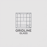 Gridline Glass Logo - Entry #476