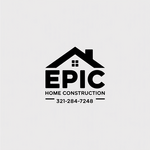 Epic Home Construction Inc Logo - Entry #1365