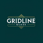 Gridline Glass Logo - Entry #1251
