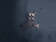 Gridline Glass Logo - Entry #641
