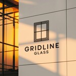 Gridline Glass Logo - Entry #1045