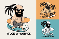 Stuck At The Office Logo - Entry #1210