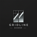 Gridline Glass Logo - Entry #62