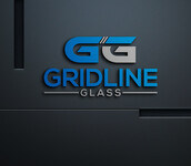 Gridline Glass Logo - Entry #877