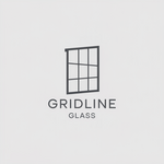Gridline Glass Logo - Entry #576