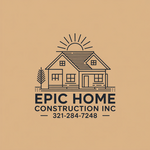 Epic Home Construction Inc Logo - Entry #1420
