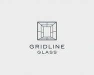Gridline Glass Logo - Entry #69