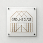 Gridline Glass Logo - Entry #22
