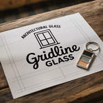 Gridline Glass Logo - Entry #506
