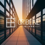 Gridline Glass Logo - Entry #838