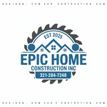 Epic Home Construction Inc Logo - Entry #552
