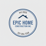 Epic Home Construction Inc Logo - Entry #1150