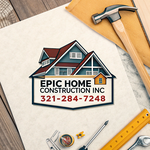 Epic Home Construction Inc Logo - Entry #1845