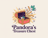Pandora's Treasure Chest Logo - Entry #12