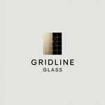 Gridline Glass Logo - Entry #1835