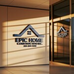 Epic Home Construction Inc Logo - Entry #1556