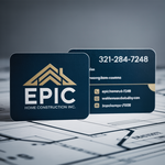 Epic Home Construction Inc Logo - Entry #1005