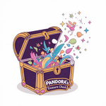 Pandora's Treasure Chest Logo - Entry #166