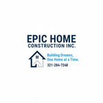 Epic Home Construction Inc Logo - Entry #1750