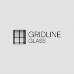 Gridline Glass Logo - Entry #515