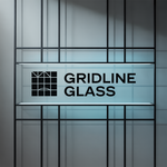 Gridline Glass Logo - Entry #480