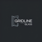 Gridline Glass Logo - Entry #972