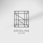 Gridline Glass Logo - Entry #467