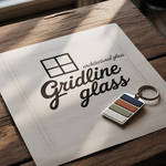 Gridline Glass Logo - Entry #505