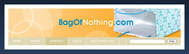 Website headline banner for BagOfNothing.com Logo - Entry #4